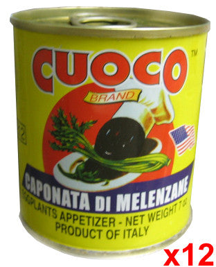Caponata Di Melenzane (Cuoco) CASE (12 x 7 oz (200g)) - Parthenon Foods