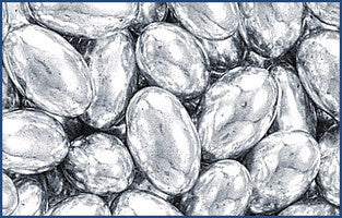 Decorative Silver Dragees, Rice, approx. 1.3oz - Parthenon Foods