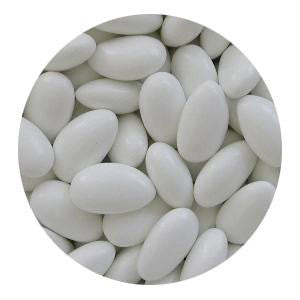 Jordan Almonds, Koufeta, EXTRA Fine, White, 16 oz (1lb) - Parthenon Foods