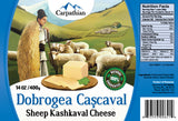 Romanian Kashkaval Dobrogea Sheep Cheese, 400g - Parthenon Foods