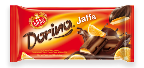 Dorina Jaffa Filled Milk Chocolate, 100g - Parthenon Foods