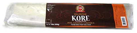 Kore Partially Baked Phyllo Pastry Sheets (EM) 1lb (454g) - Parthenon Foods