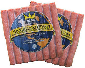 Minced Meat Sticks - Banjalucki Cevapi, approx. 2.2lb - Parthenon Foods