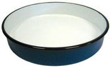 Round Enamel Pan (36 cm), approx. 2 in. deep - Parthenon Foods