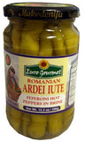 Romanian Feferoni Hot Peppers, EuroGourmet, 12.3 oz (350g) - Parthenon Foods
