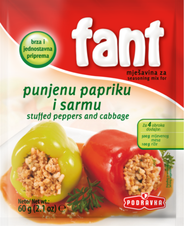 Fant Seasoning Mix for Stuffed Peppers and Cabbage, 2.1oz - Parthenon Foods