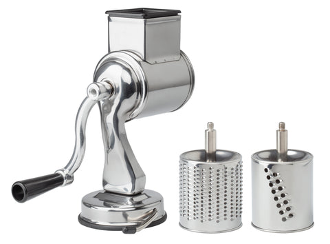 Universal Grater-Fine and Coarse Grater Drums with Suction Base (Fante –  Parthenon Foods