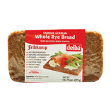 Delba Whole Rye Bread, 16.75 oz (475g) - Parthenon Foods