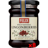 Felix Lingonberries Jam CASE (8 x 10 oz) - Parthenon Foods