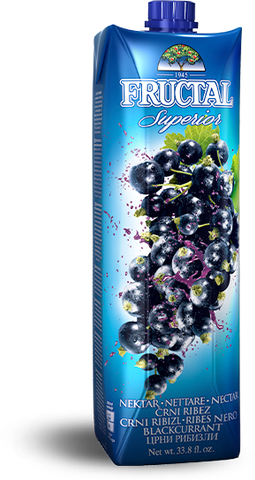Black Currant Nectar (fructal) 1L - Parthenon Foods