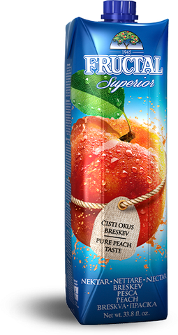 Peach Apple Nectar (fructal) 1L - Parthenon Foods