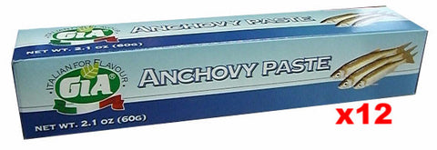 Anchovy Paste (Gia) CASE (12 x 2.1 oz (60g)) - Parthenon Foods
