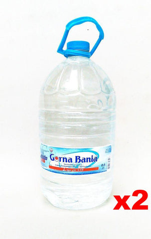 Gorna Bania Bulgarian Mineral Water,  2 PACK - 2 x 8 L plastic bottle - Parthenon Foods