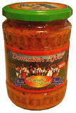 Domasen Ajvar, HOT Vegetable Spread, 19 oz - Parthenon Foods