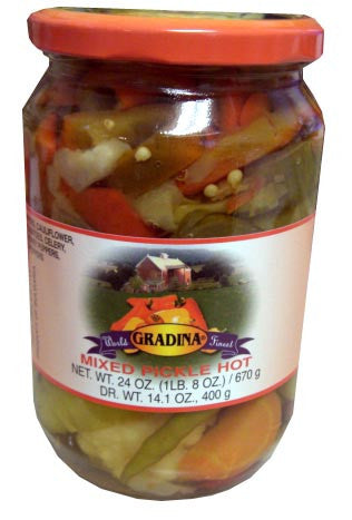 Balkan Salad, Mixed Vegetables HOT (Gradina) 24oz - Parthenon Foods