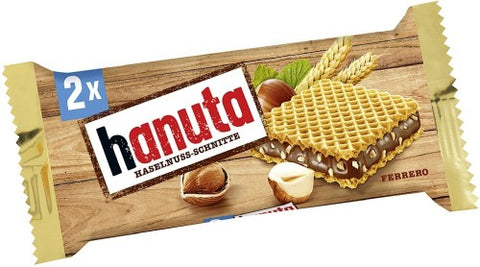 Hanuta Wafers Filled with Hazelnut Creme (2s) - Parthenon Foods