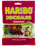Haribo Dinosaurs Gummi Candy, CASE (12 x 5 oz Bags) - Parthenon Foods