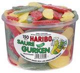 Haribo Saure Gurken, Sour Pickles, Tub - Parthenon Foods