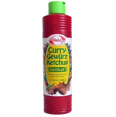 Curry Gewurz Ketchup Delikat (Hela) 300 ml - Parthenon Foods