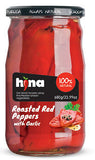 Roasted Red Peppers with Garlic (HINA) 680g (23.99 oz) - Parthenon Foods