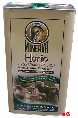 Extra Virgin Olive Oil - Horio, CASE (6 x 3 L) - Parthenon Foods