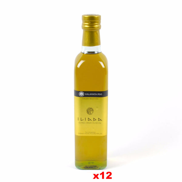 Kalamata Extra Virgin Olive Oil (Iliada) CASE (12 x 500ml (17 oz