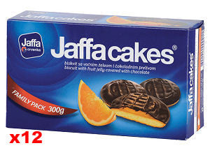 Jaffa Cakes Biscuits, Orange, CASE, 12x300g - Parthenon Foods