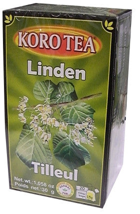 Linden Tea Bags, 20 filter bags (KORO) 30g - Parthenon Foods