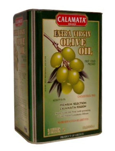 Extra Virgin Olive Oil - First Cold Pressed, Green Can, 3L