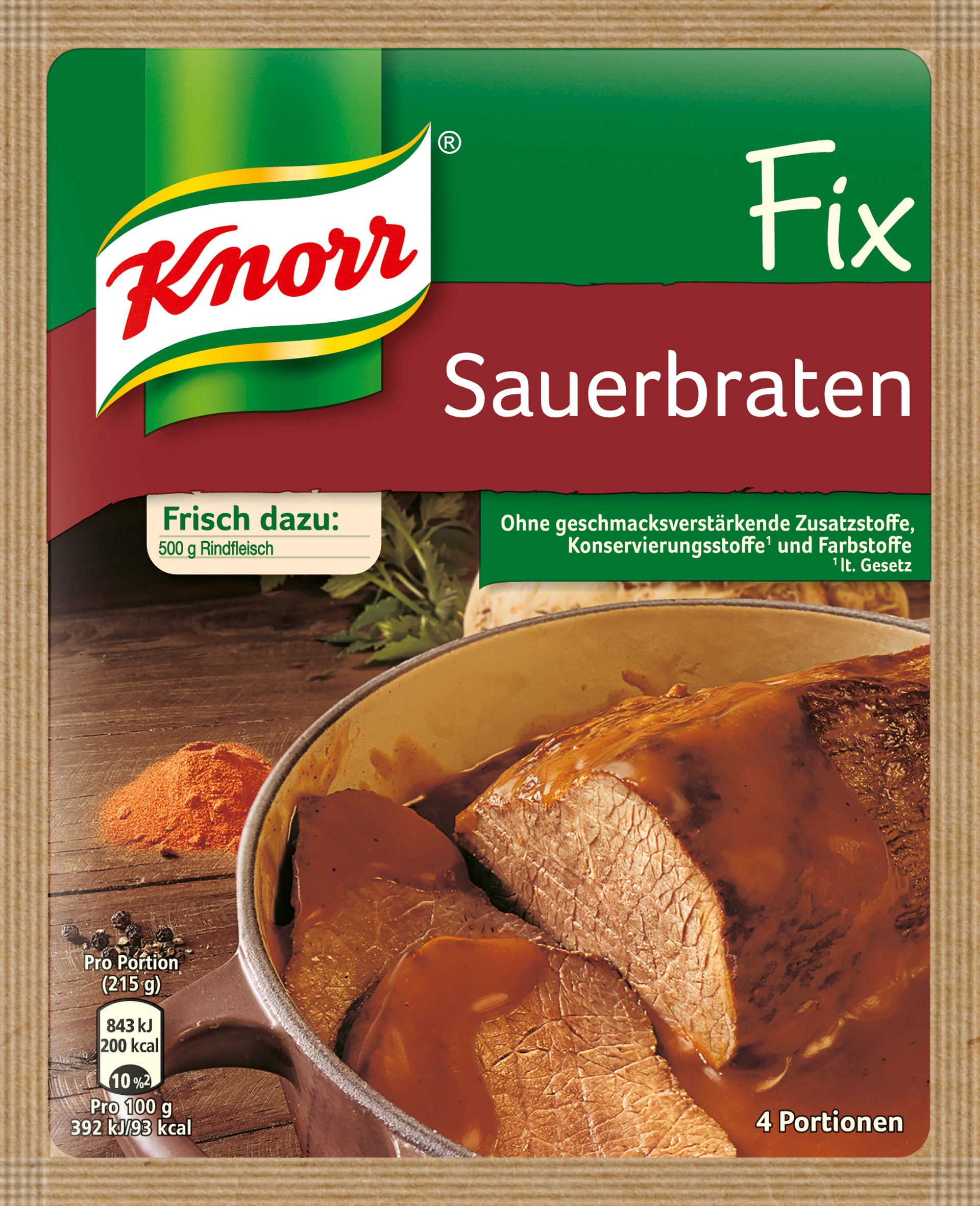 knorr pot roast sauerbraten mix Knorr Fix Pot Roast (Sauerbraten)