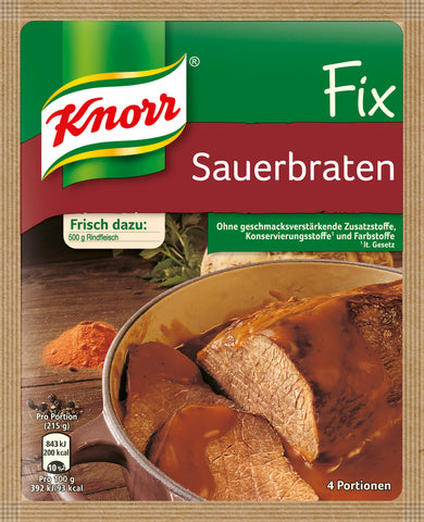 Sauerbraten Fix, Pot Roast Mix (Knorr) 37g - Parthenon Foods