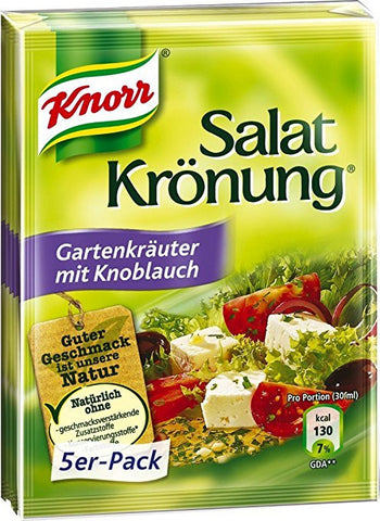 Knorr Salat Kronung Gartenkrauter Mit Knoblauch (5pk) - Parthenon Foods