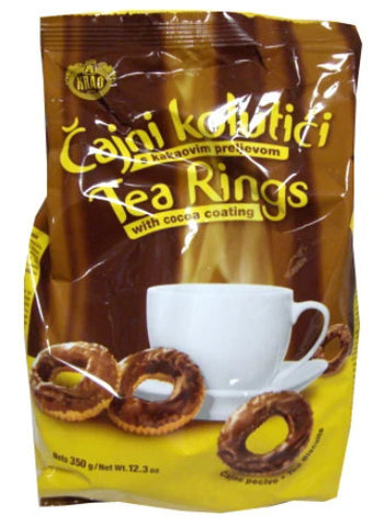 Tea Rings with Cocoa (Kras) 350g - Parthenon Foods