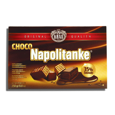 Napolitanke Chocolate Coated, 250g - Parthenon Foods
