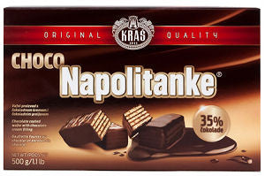 Napolitanke Chocolate Coated, 500g - Parthenon Foods