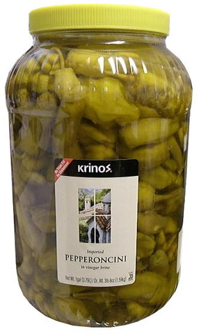 Pepperoncini Imported (krinos) 1 Gal - Parthenon Foods