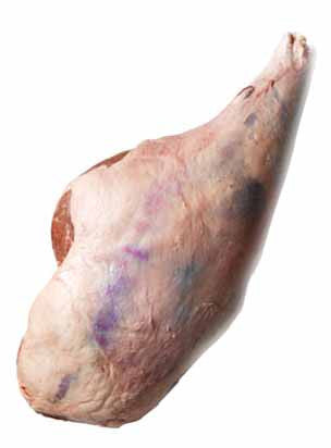 USDA Choice Fresh American Leg of Lamb, Bone In, approx. 14 lb - Parthenon Foods