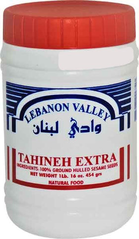 Tahini, Ground Sesame Seeds (Lebanon Valley) 1 lb - Parthenon Foods
