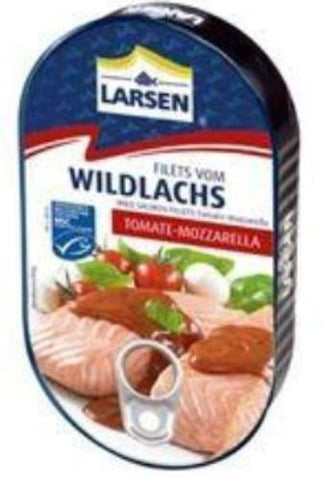 Larsen Salmon Fillet in Tomato Mozzarella Sauce 200g - Parthenon Foods