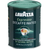 Lavazza Espresso Decaffeinated, Ground, 8 oz Can, - Parthenon Foods