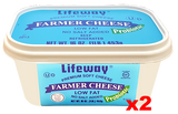 Farmer Cheese, 2 PACK (2 x 16oz (1lb)) - Parthenon Foods