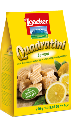 Loacker Lemon Quadratini 8.8oz - Parthenon Foods