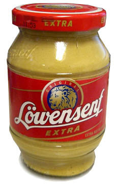 Lowensenf Extra Hot Mustard, 9.3 oz (265g) Jar - Parthenon Foods