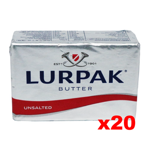 Lurpak Danish Unsalted Butter (CASE) (20 x 8 oz) - Parthenon Foods