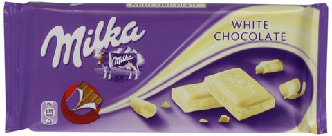 Milka White Chocolate, 100g - Parthenon Foods