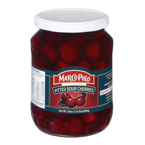 Pitted Sour Cherries in Light Syrup (MP) 24oz – Parthenon Foods