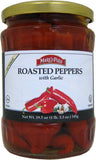 Red Roasted Peppers with Garlic (MP) 19.3oz - Parthenon Foods