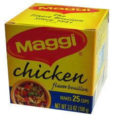 Maggi Chicken Bouillon Cubes, 3.5 oz (100g) - Parthenon Foods