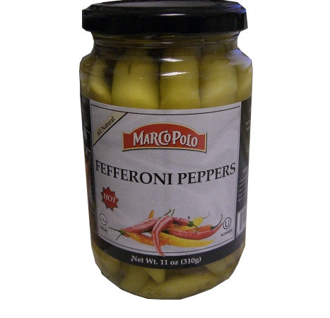 Hot Fefferoni Peppers (MarcoPolo) 11oz - Parthenon Foods