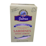 Sardines with Lemon (Mediterranean Sea) 124g - Parthenon Foods